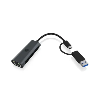 Icy Box IB-LAN301-C3 USB-C Αντάπτορας Δικτύου για Ενσύρματη σύνδεση Ethernet IB-LAN301-C3