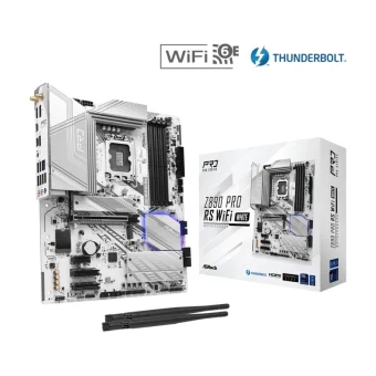 ASRock Z890 Pro RS WiFi White Motherboard ATX με Intel 1851 Socket 90-MXBQC0-A0UAYZ 90-MXBQC0-A0UAYZ