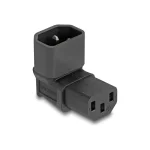 DeLock IEC C14 / IEC C13 - IEC C14 / IEC C13 Cable Μαύρο 80472 80472