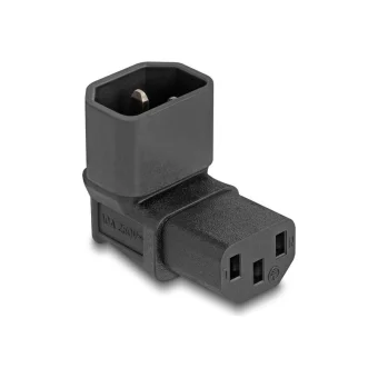 DeLock IEC C14 / IEC C13 - IEC C14 / IEC C13 Cable Μαύρο 80472 80472