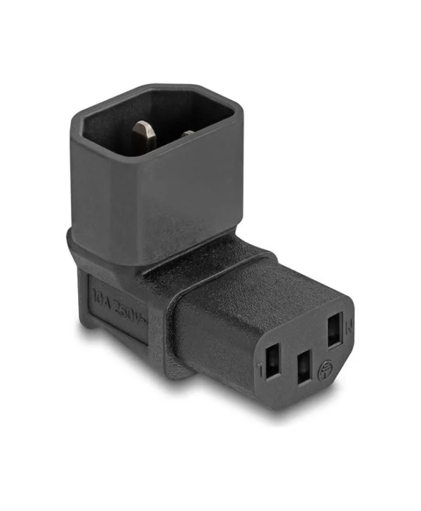 DeLock IEC C14 / IEC C13 - IEC C14 / IEC C13 Cable Μαύρο 80472 80472
