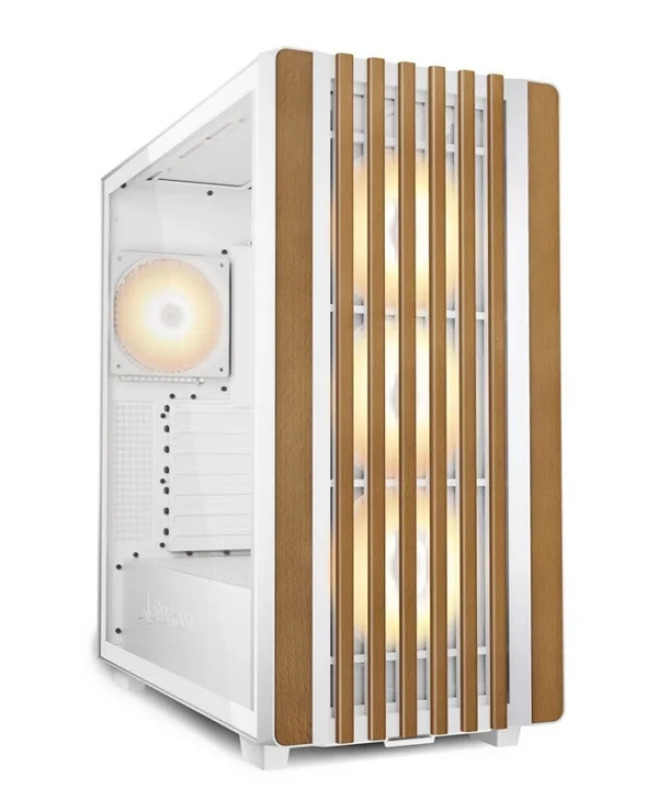 Sharkoon Rebel C70G RGB Gaming Midi Tower Κουτί Υπολογιστή Λευκό