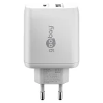 Goobay Φορτιστής Χωρίς Καλώδιο με Θύρα USB-A και Θύρα USB-C 65W Power Delivery Λευκός (65410) 65410 - Image 2