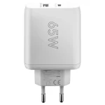 Goobay Φορτιστής Χωρίς Καλώδιο με Θύρα USB-A και Θύρα USB-C 65W Power Delivery Λευκός (65410) 65410 - Image 3