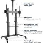 Digitus DA-90452 Βάση Τηλεόρασης Δαπέδου έως 120" και 140kg DA-90452