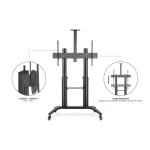 Digitus DA-90452 Βάση Τηλεόρασης Δαπέδου έως 120" και 140kg DA-90452 - Image 4