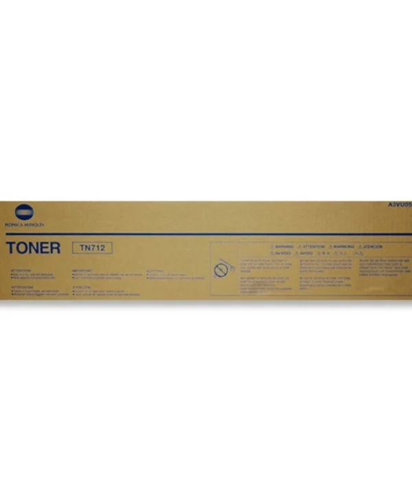 Konica Minolta TN-712 Γνήσιο Toner Laser Εκτυπωτή Μαύρο 40800 Σελίδων (A3VU050) A3VU050