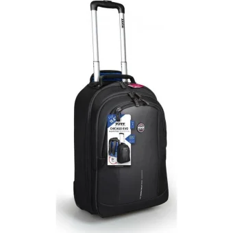 Port Designs Chicago Evo Τσάντα Laptop 15.6" με Ροδάκια σε Μαύρο χρώμα