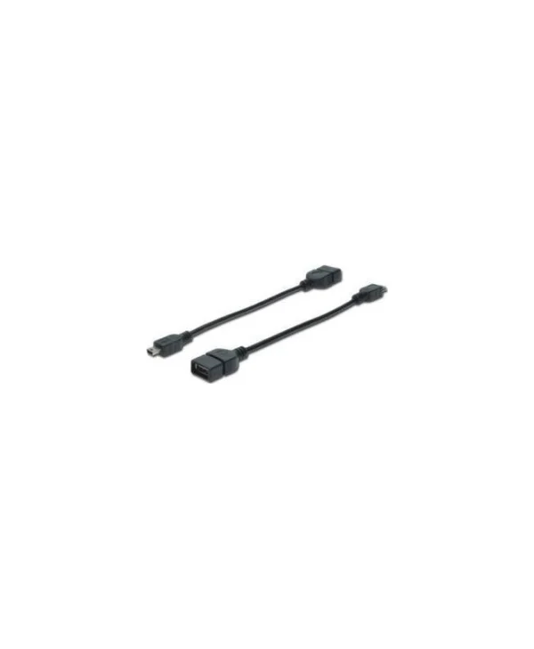Digitus Μετατροπέας micro USB male σε USB-A female 1τμχ AK-300310-002-S AK-300310-002-S
