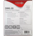 Inter-Tech DMG-20 Ασύρματος USB Αντάπτορας Δικτύου 1200Mbps - Image 4