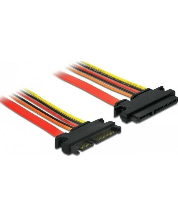 DeLock 22-Pin SATA III - 22-Pin SATA III Cable 0.1m Πολύχρωμο (84917) 84917
