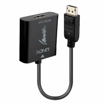 Lindy Μετατροπέας DisplayPort / HDMI male σε DisplayPort / HDMI female 1τμχ 41068 41068
