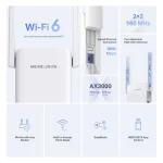 Mercusys AX3000 Wi-Fi 6 Range Exteder ME80X - Image 3
