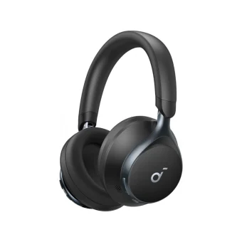 Anker Space One Ασύρματα / Ενσύρματα Over Ear Ακουστικά με 55 ώρες Λειτουργίας Μαύρα
