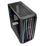 Sharkoon AK5M RGB Gaming Midi Tower Κουτί Υπολογιστή με Πλαϊνό Παράθυρο Μαύρο - Image 8