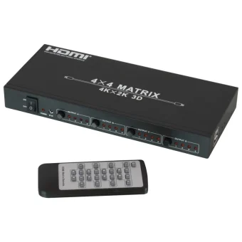 Lindy 38152 UHD Matrix 4 είσοδοι/4 έξοδοι HDMI Switch 38152