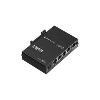 Teltonika TSW114 Unmanaged L2 Switch με 5 Θύρες Gigabit (1Gbps) Ethernet