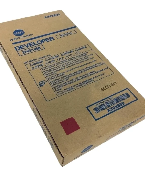 Konica Minolta DV-614M Γνήσιο Developer Unit Laser Εκτυπωτή Ματζέντα 120000 Σελίδων A3VX800 A3VX800