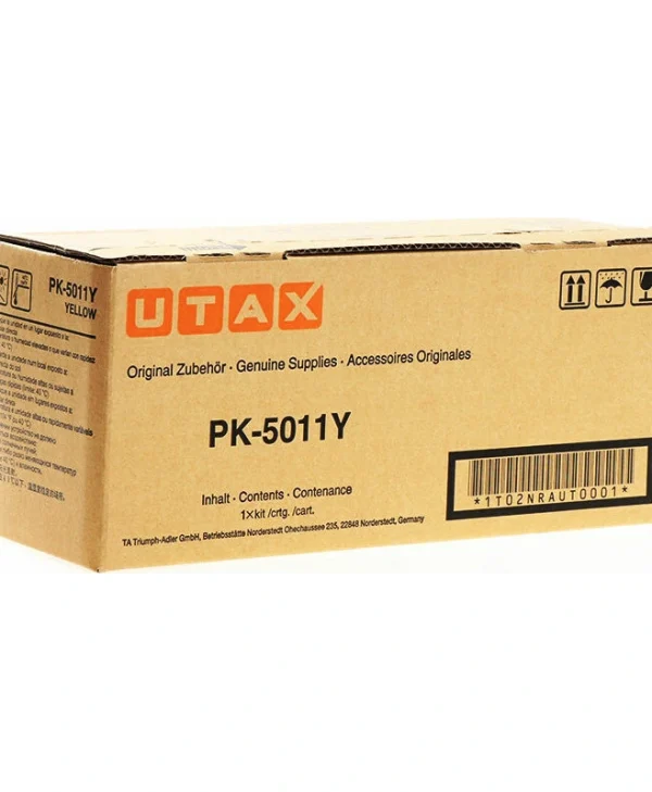 Utax PK-5011Y Γνήσιο Toner Laser Εκτυπωτή Κίτρινο 5000 Σελίδων (1T02NRAUT0) 1T02NRAUT0