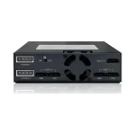Icy Dock ToughArmor 2x 2.5Inch SATA/SAS HDD/SSD and Slim Optical Disk Drive Mobile Rack Μαύρο MB994IPO-3SB MB994IPO-3SB - Image 2