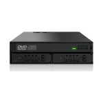 Icy Dock ToughArmor 2x 2.5Inch SATA/SAS HDD/SSD and Slim Optical Disk Drive Mobile Rack Μαύρο MB994IPO-3SB MB994IPO-3SB - Image 4