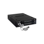 Icy Dock ToughArmor Rugged Full Metal Dual Bay RAID 2.5 Inch SATA HDD/SSD Mobile Rack for External 3.5 Inch Drive Bay Μαύρο MB992SKR-B MB992SKR-B
