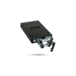 Icy Dock ToughArmor Rugged Full Metal Dual Bay RAID 2.5 Inch SATA HDD/SSD Mobile Rack for External 3.5 Inch Drive Bay Μαύρο MB992SKR-B MB992SKR-B - Image 3