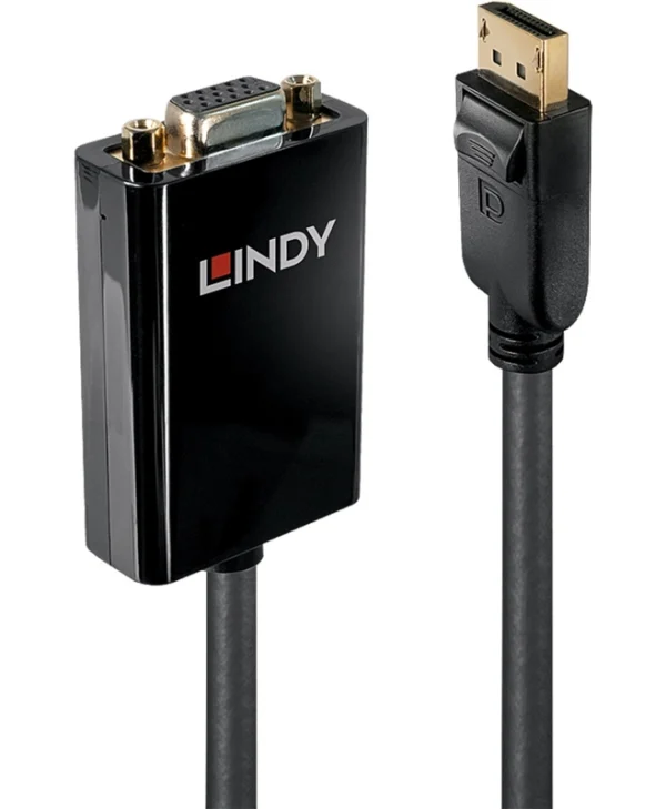 Lindy Μετατροπέας DisplayPort male σε VGA male 1τμχ 41006 41006