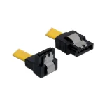 DeLock 7-Pin SATA III - 22-Pin SATA III Angle (90°) Cable 0.2m Κίτρινο (82800) 82800 - Image 2