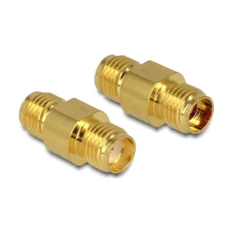 DeLock Μετατροπέας SMA female σε SMA female Χρυσό 1τμχ 88478 88478