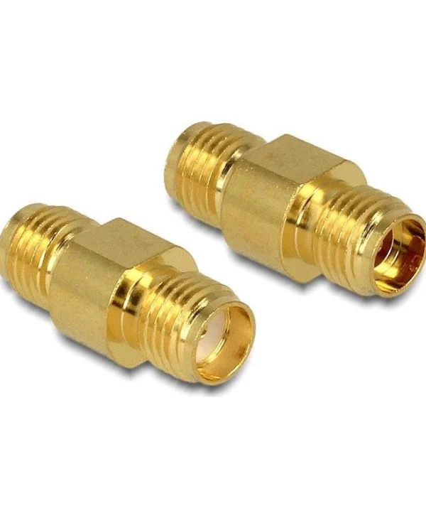 DeLock Μετατροπέας SMA female σε SMA female Χρυσό 1τμχ 88478 88478