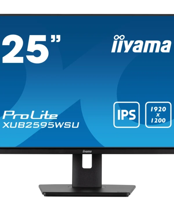 Iiyama ProLite XUB2595WSU-B5 IPS Monitor 25" FHD 1920x1200 με Χρόνο Απόκρισης 4ms GTG XUB2595WSU-B5