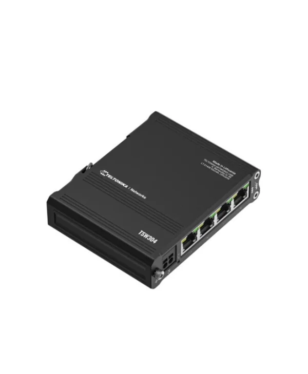 Teltonika TSW304 Unmanaged L2 Switch με 4 Θύρες Gigabit (1Gbps) Ethernet TSW304