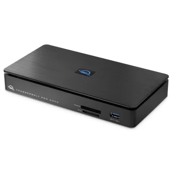 OWC Thunderbolt Pro Dock Thunderbolt 3 Docking Station με DisplayPort 4K PD Ethernet και σύνδεση 2 Οθονών Μαύρο
