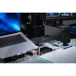OWC Thunderbolt Pro Dock Thunderbolt 3 Docking Station με DisplayPort 4K PD Ethernet και σύνδεση 2 Οθονών Μαύρο - Image 9