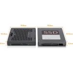 Icy Dock EZConvert Πλαίσιο Για Σκληρούς Δίσκους ICY Dock M.2 SATA SSD to 2,5" Sata SSD Μαύρο MB703M2P-B MB703M2P-B - Image 12