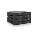 Icy Dock ToughArmor Rugged Full Metal 8-Bay 2.5 Inch SAS/SATA SSD/HDD Backplane Cage for 2x External 5.25 Inch Bay Μαύρο MB508SP-B MB508SP-B