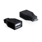DeLock Μετατροπέας micro USB male σε USB-A female 1τμχ 65296 65296