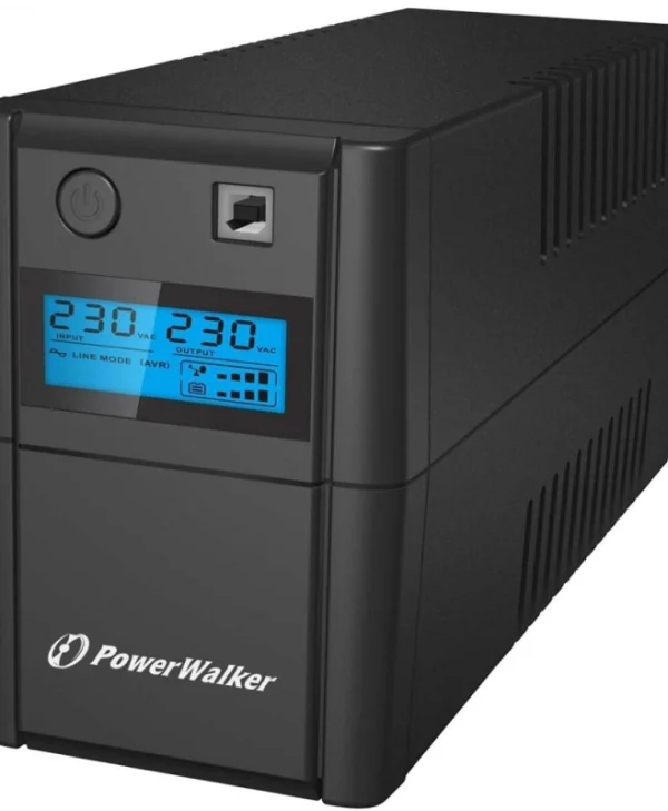 Powerwalker VI 850 SE LCD UPS Line-Interactive 850VA 480W με 2 Schuko Πρίζες