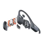 Shokz OpenRun Pro2 Mini Bone Conduction Bluetooth Handsfree Ακουστικά με Αντοχή στον Ιδρώτα Μαύρα - Image 3