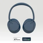 Sony WH-CH720N Ασύρματα / Ενσύρματα Over Ear Ακουστικά με 35 ώρες Λειτουργίας και Quick Charge Μπλε - Image 4
