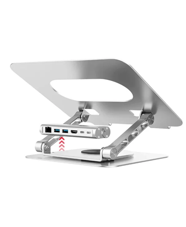 Unitek USB-C Docking Station με HDMI 4K PD Ethernet Ασημί (D1109B01) D1109B01