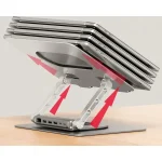 Unitek USB-C Docking Station με HDMI 4K PD Ethernet Ασημί (D1109B01) D1109B01 - Image 4