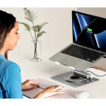 Unitek USB-C Docking Station με HDMI 4K PD Ethernet Ασημί (D1109B01) D1109B01 - Image 5