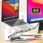 Unitek USB-C Docking Station με HDMI 4K PD Ethernet Ασημί (D1109B01) D1109B01 - Image 9