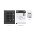 Icy Dock flexiDOCK Dual 2.5 Inch SSD Dock Trayless Hot-Swap SATA/SAS Mobile Rack for External 3.5 Inch Bay Μαύρο (MB522SP-B) MB522SP-B - Image 2