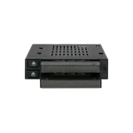 Icy Dock flexiDOCK Dual 2.5 Inch SSD Dock Trayless Hot-Swap SATA/SAS Mobile Rack for External 3.5 Inch Bay Μαύρο (MB522SP-B) MB522SP-B - Image 5