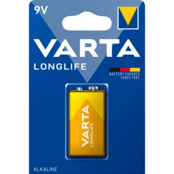 Varta LongLife Αλκαλική Μπαταρία 9V 1τμχ