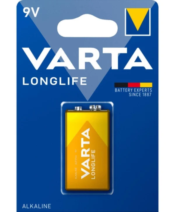 Varta LongLife Αλκαλική Μπαταρία 9V 1τμχ