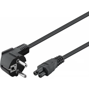 Goobay Schuko - IEC C5 Cable 1.8m Μαύρο 68004 68004